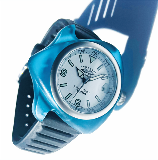 THE FISH_Turquoise Jelly "Mac"