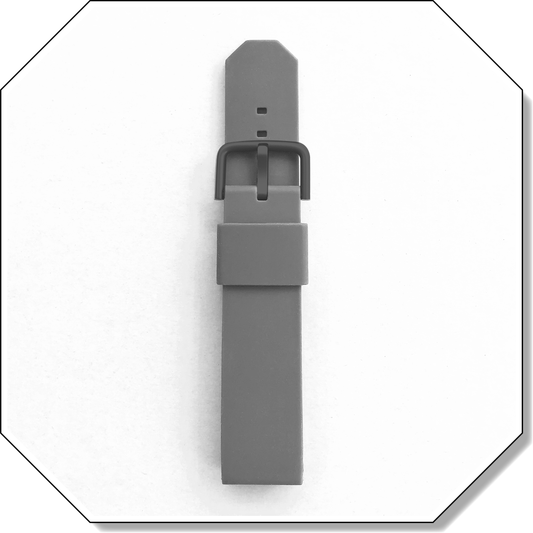 Gray Silicone Strap w/ Black IPSS Buckle