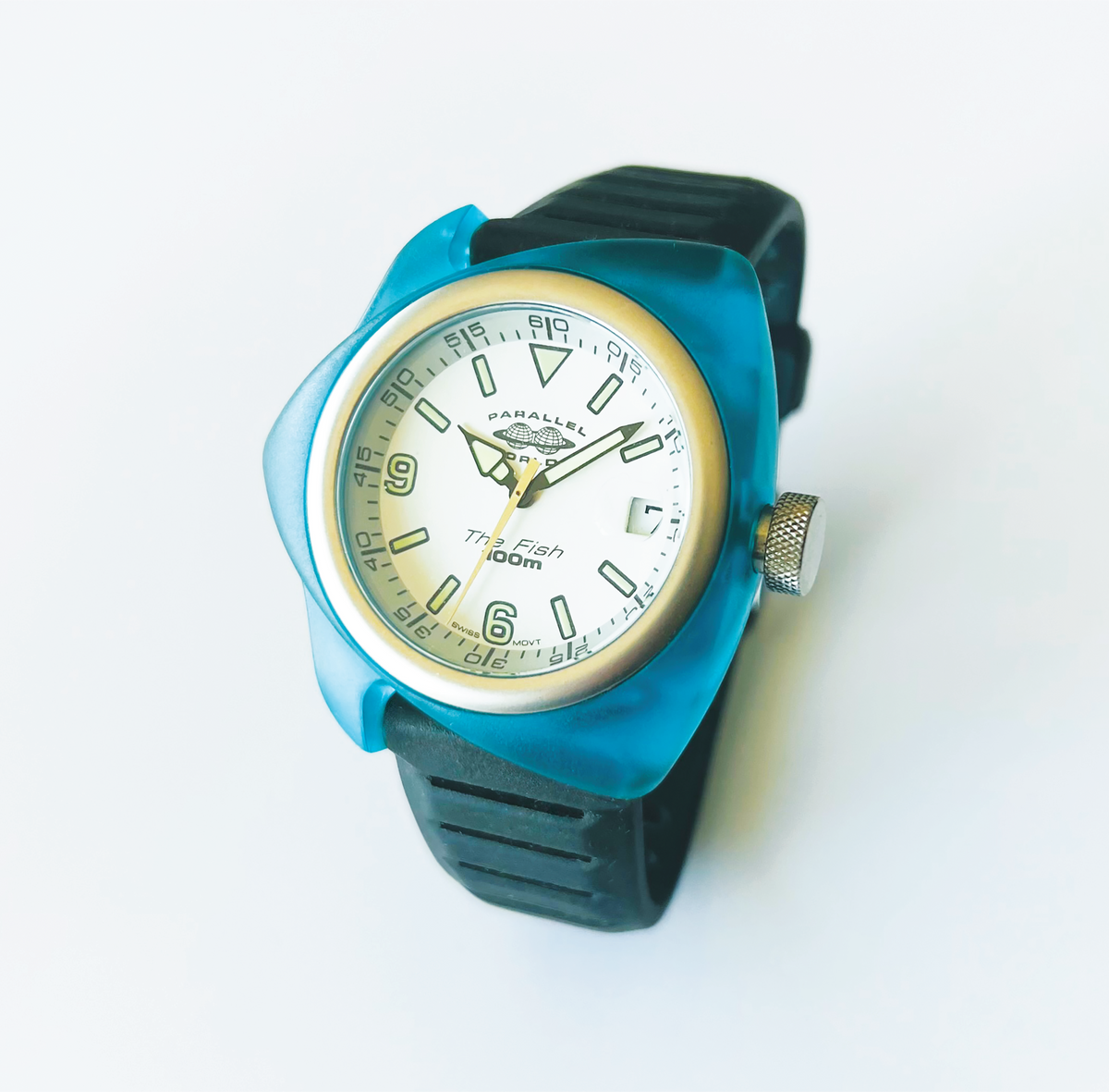 THE FISH_Turquoise Jelly "Mac"