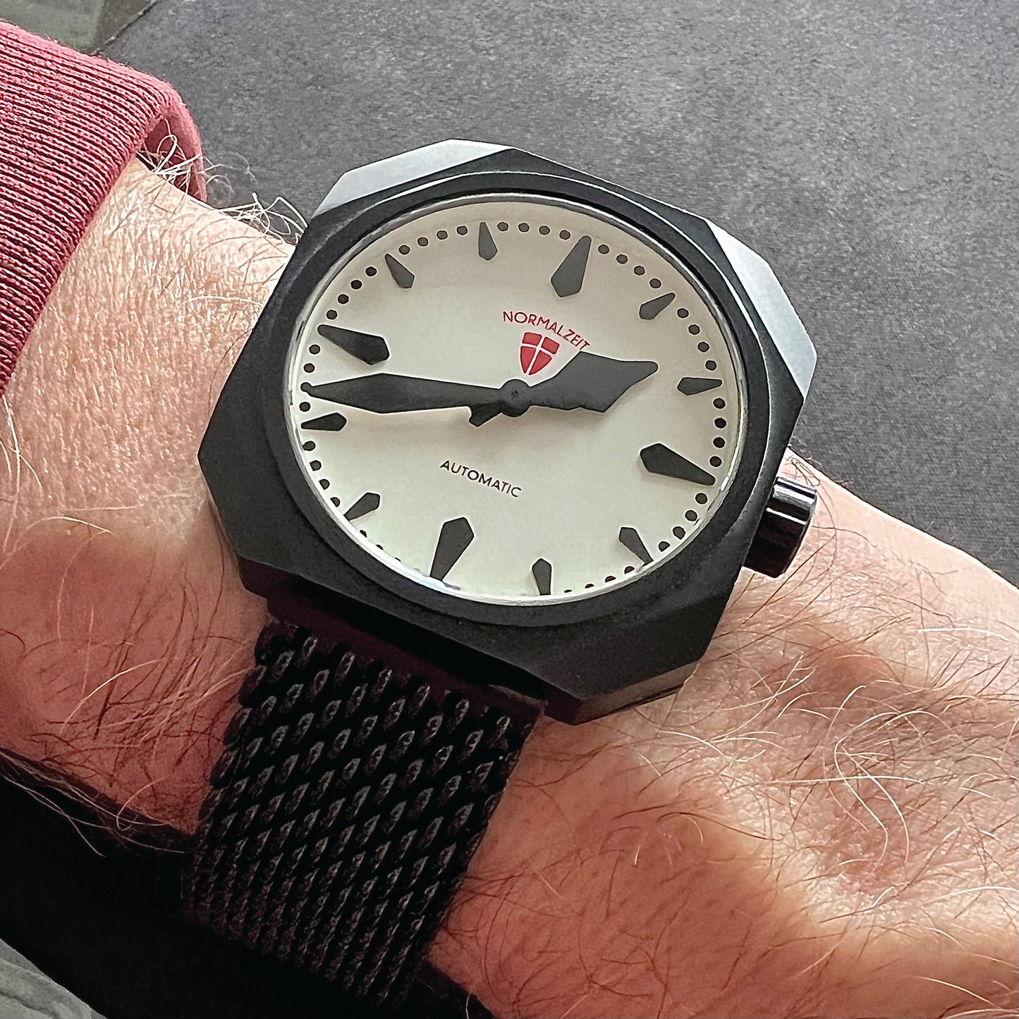 Milanese Mesh Black Bracelet